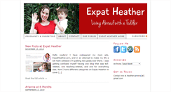 Desktop Screenshot of parenting.expatheather.com